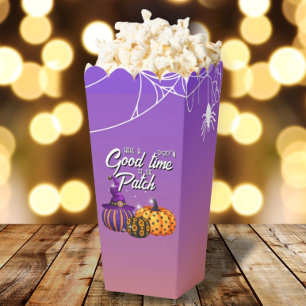 Para Regalos Caja de palomitas de Halloween Party in the Patch