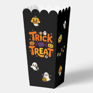 Para Regalos Caja de palomitas de Halloween 'Truco o trato'