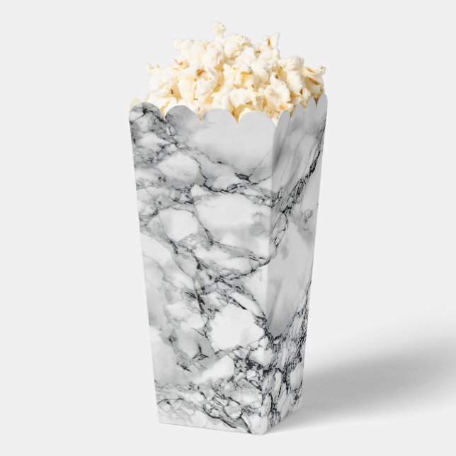 Para Regalos Caja de palomitas de mármol blanco (apareció)