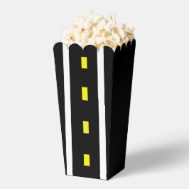 Para Regalos Caja de palomitas de palomitas (negro, blanco y am