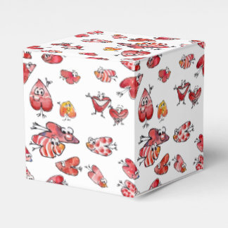 Para Regalos Caja de papel de personalizado Flying Love Hearts