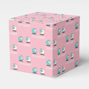 Para Regalos Caja de papel de regalo o favor amistad de dos ove