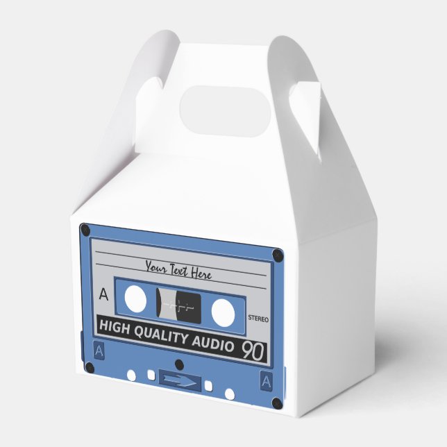 Para Regalos Caja de personalizado de cinta de cassette (Reverso)
