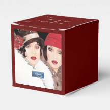 Caja de regalo 1 Burg (invierno rojo 2) RFPMDesign
