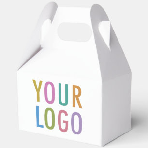 Para Regalos Caja de regalo con alero personalizada con logotip