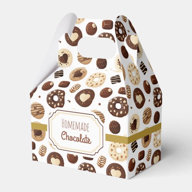 Para Regalos Caja de regalo con diferentes dulces de chocolate (Front Side)