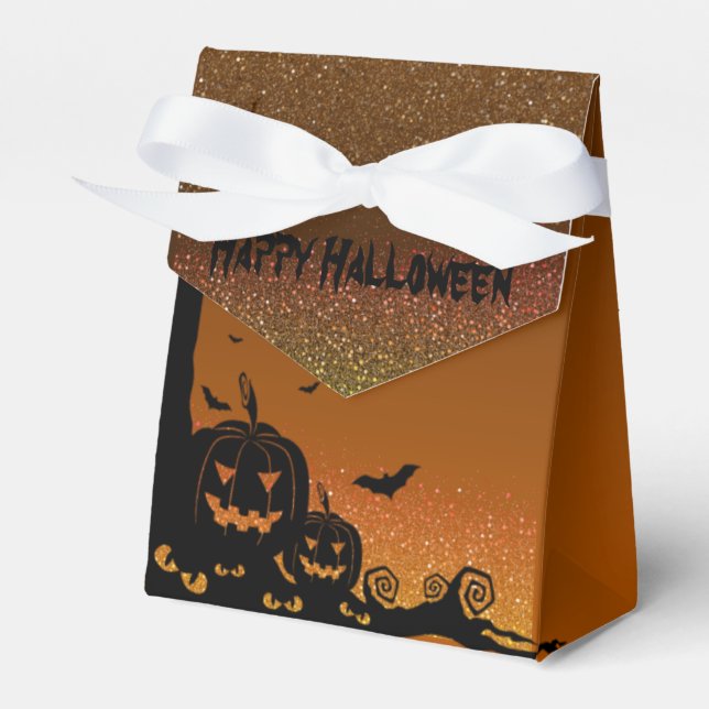 Para Regalos Caja de regalo con feliz halloween (Front Side)
