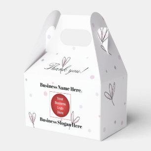 Para Regalos Caja de regalo con logotipo y nombre comercial pro