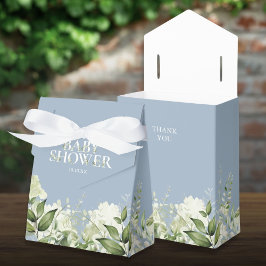 Para Regalos Caja de regalo de Baby Shower Verde Polvoriento Az