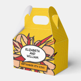 Para Regalos Caja de regalo de boda de cómic moderno y trendy