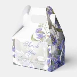 Para Regalos Caja de regalo de boda de eucalipto romántico y la