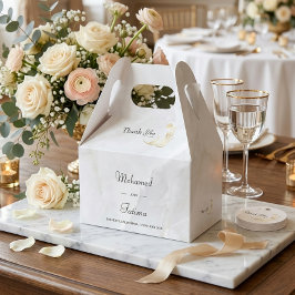 Para Regalos Caja de regalo de boda de mármol elegante