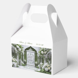 Para Regalos Caja de regalo de boda islámica personalizada.