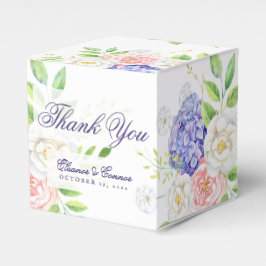 Para Regalos Caja de regalo de boda sofisticada de lila y peoní