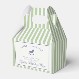 Para Regalos Caja de regalo de caballo de juguete Coquette verd