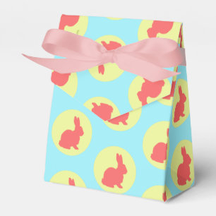 Para Regalos Caja de regalo de círculos de conejo Bunny