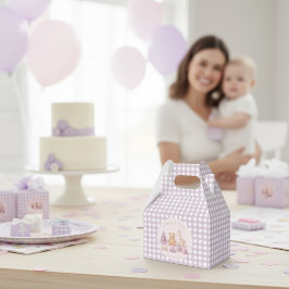 Para Regalos Caja de regalo de cuadros de lavanda personalizada