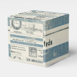 Para Regalos Caja de regalo de cubo con temática oceánica