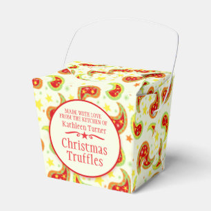 Para Regalos Caja de regalo de estrella de Navidad roja verde c