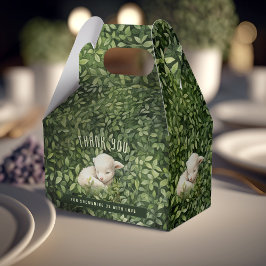 Para Regalos Caja de regalo de favor plegable de la cordero par