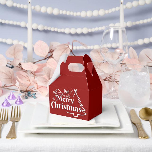 Para Regalos Caja de regalo de Feliz Navidad (Boda)