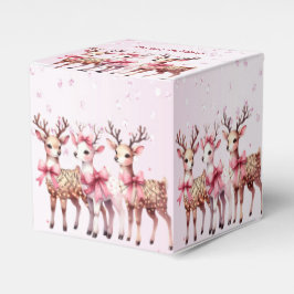 Para Regalos Caja de regalo de feriado de ciervos navidades