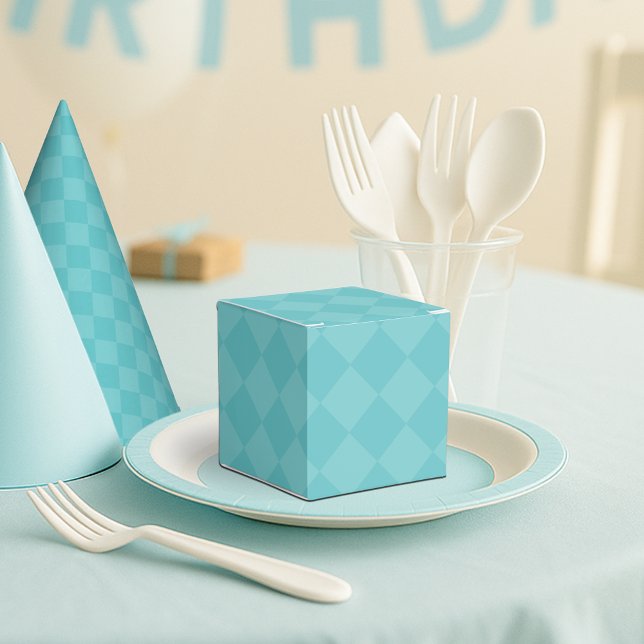 Para Regalos Caja de regalo de fiesta con cuadros verdes (Subido por el creador)