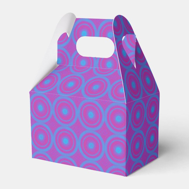Para Regalos Caja de regalo de fiesta con estampado geométrico  (Front Side)