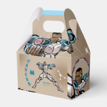 Caja de regalo de fiesta con tema de Cáncer