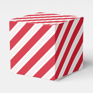 Para Regalos Caja de regalo de fiesta de Navidad con rayas de b