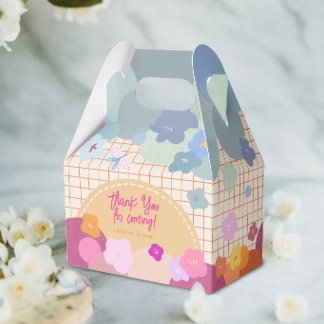 Para Regalos Caja de Regalo de Fiesta Floral Pastel Gracias por