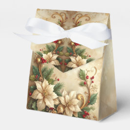 Para Regalos Caja de regalo de flores navideñas