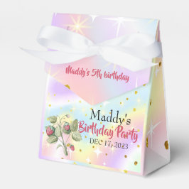 Para Regalos Caja de regalo de fresas con estrellas brillantes