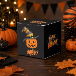 Para Regalos Caja de regalo de Halloween de sombrero de bruja d