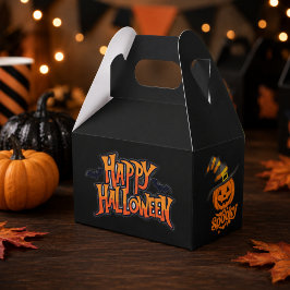 Para Regalos Caja de regalo de Halloween de sombrero de bruja d