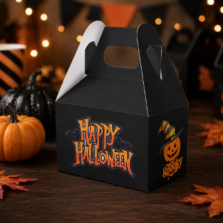 Para Regalos Caja de regalo de Halloween de sombrero de bruja d