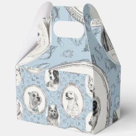 Para Regalos Caja de regalo de impresión de perro con manija