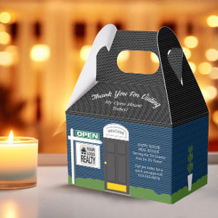 Para Regalos Caja de regalo de la Casa Abierta Realtor Rótulo d