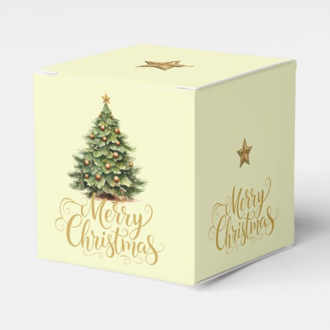 Para Regalos Caja de regalo de Navidad árbol de Navidad (Costado Anverso)