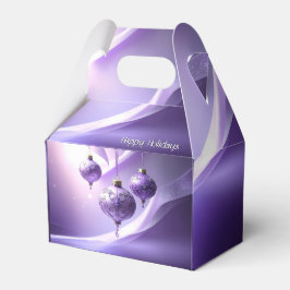 Para Regalos Caja de regalo de Navidad con bola decorativa mora
