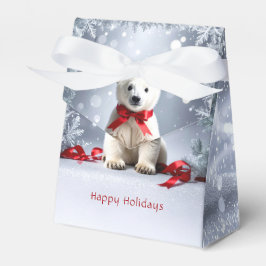 Para Regalos Caja de regalo de Navidad del oso polar