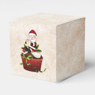 Para Regalos Caja de regalo de pastel de Santa