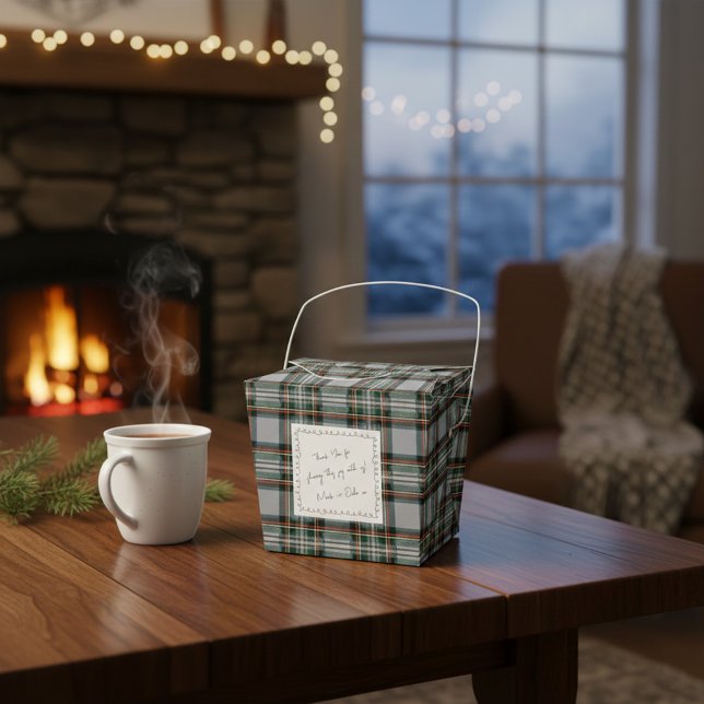 Para Regalos Caja de regalo de tartán con nota personalizada he (Subido por el creador)