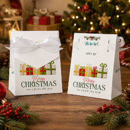 Para Regalos Caja de regalo de vacaciones de Feliz Navidad