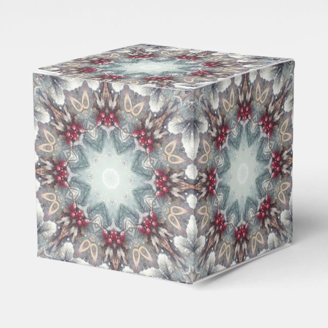 Para Regalos Caja de regalo de vacaciones de invierno (Costado Anverso)