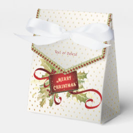 Para Regalos Caja de regalo de vacaciones de Navidades rojos mo