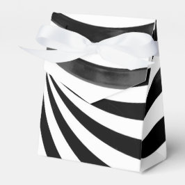 Para Regalos Caja de regalo del Favor Blanco y Negro de la cele