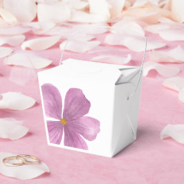 Para Regalos Caja de regalo floral de acuarela morada elegante