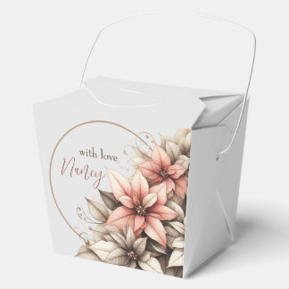 Para Regalos Caja de regalo floral pastel delicada