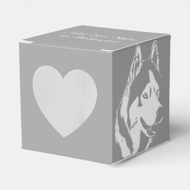 Para Regalos Caja de regalo Husky Personalizada Caja de regalo  (Anverso)